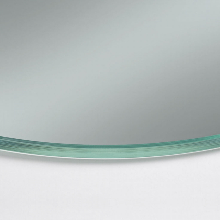 LED valgusega erikujuga peegel Curved (D=160cm)