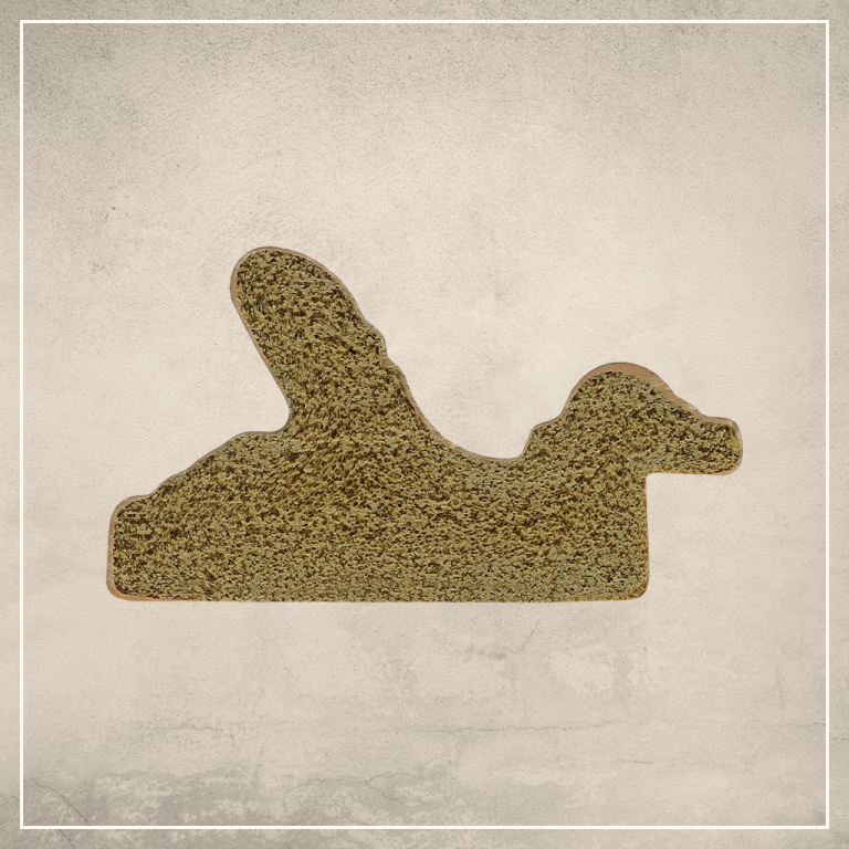 LED taustavalgusega peegel Nevin kuldse/pruuni raamiga