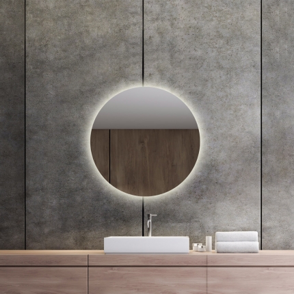 LED valgusega ümmargune peegel Brenda (D=60cm)